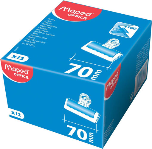 Picture of BULLDOG CLIPS 70MM BOX X12